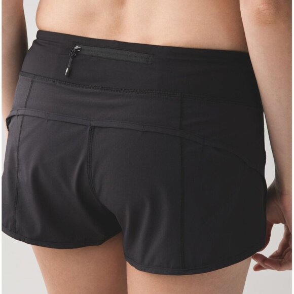 Lululemon Speed Short *4-way Stretch 2.5" Black - Picture 5 of 5